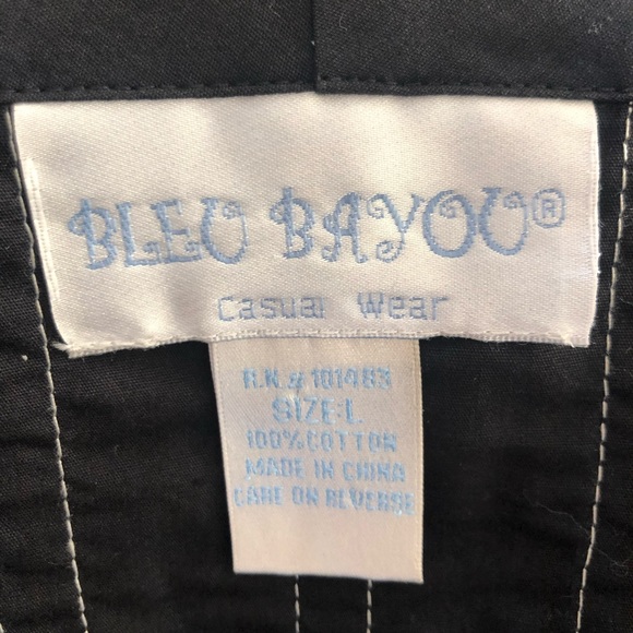 BLUE BAYOU WOMEN’S JACKET BLACK AND WHITE SZ LARGE - Picture 7 of 8